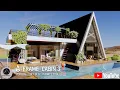 Download Lagu A-Frame Cabin with Loft Bed and Pool, A-Frame Cabin 3 by Q Architect