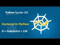 Python Tutorial for Beginners Factorial How to Write Factorial in Python