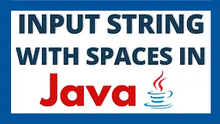 How to input string with spaces in java tutorial Input sentence