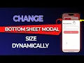 Ionic - Change Bottom-Sheet Modal Size Dynamically