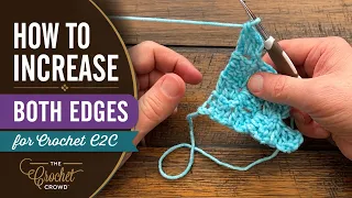 How To Increase Equally for Crochet C2C (Corner to Corner)