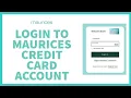 Maurices Credit Card Login Page for Online Payment - Comenity