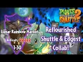 Lagu Shuttle x Reflourished x Edgest collab! New world: Lunar Rainbow Market - all levels | PvZ 2 Shuttle