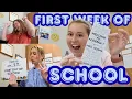 FIRST WEEK OF SCHOOL VLOG high school math