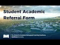 Student Academic Referral Form