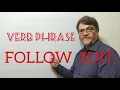 English Tutor Nick P Verb Phrase 242 Follow Suit - Origin