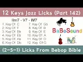Download Lagu 12 Keys Jazz Lick (Part 142) / 2-5-1 Lick (Bebop Bible)