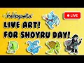Neopets LIVE An Art Demo for Shoyru Day