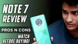 infinix note 7 review in hindi infinix note 7 pros and cons