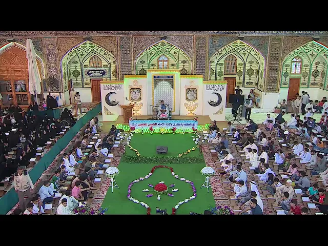 ⁣القارئ علي الخفاجي || تواشيح بذكرى ولادة الامام الحسن (ع) في الصحن العلوي المطهر 1439هـ