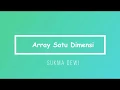 Array Satu Dimensi Pada Visual Studio 2013
