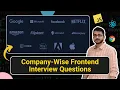 Company-Wise Frontend Interview Questions Updates to devtools tech