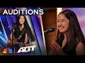 16-Year-Old Nene Royal Is Shy Until She Starts Singing Zombie Auditions AGT