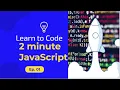 JavaScript Speed Coding Challenge Programming a Basic Algorithm in 2 Minutes Learn to Code in JS