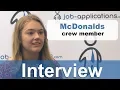 McDonald s Interview - Crew Member 3