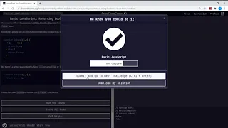 Basic Javascript Returning Boolean Values from Functions freeCodeCamp
