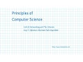 CS Principles - Unit 6 Day 7