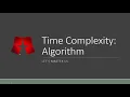 What is Time Complexity Time Complexity of C Program How to measure Time Complexity