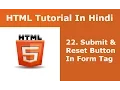 HTML Tutorial - 22