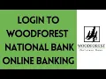 Login To Woodforest National Bank Online Banking Step By Step