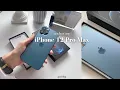 iphone 12 pro max pacific blue unboxing accessories aesthetics 256gb