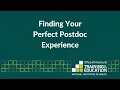 Finding Your Perfect Postdoc Experience