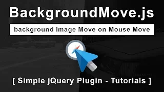 background Image Move on Mouse Move - BackgroundMove js