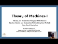 Velocity and Acceleration Analysis of Slider Crank Mechanism
