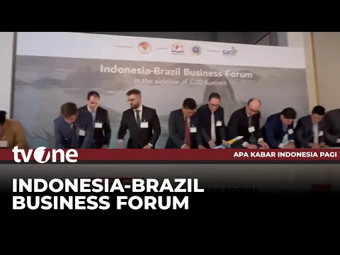 Indonesia-Brasil Menandatangani Kesepakatan Sebesar 2,65 Miliar USD