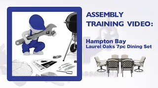 Hickman Assembly Hampton Bay - Laurel Oaks 7pc Dining Set