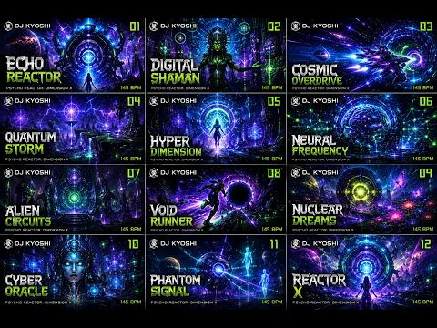 DJ KYOSHI – Echo Reactor | Full-On Psytrance 145 BPM ⚛️ Psy-Rock Festival Anthem