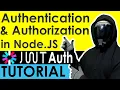 Authentication and Authorization in Node JS JWT authentication Node JS
