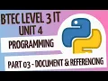 BTEC Level 3 IT - Unit 4