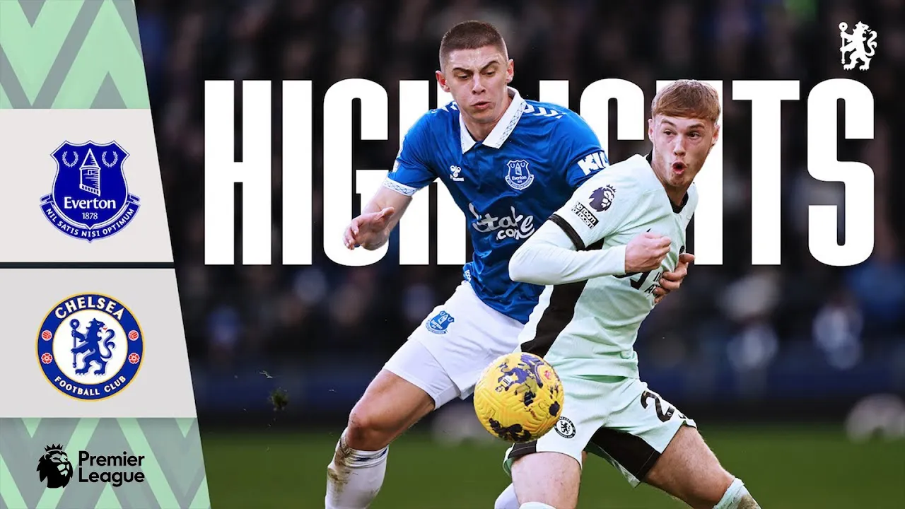 Everton 2-0 Chelsea | HIGHLIGHTS | Premier League 2023/24