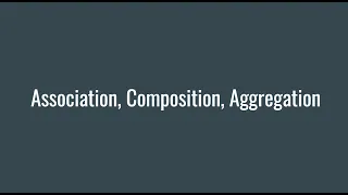 Association Composition Aggregation