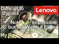 Failing to Reset Supervisor Password on Lenovo M75q - 1538