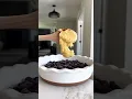 3 Ingredient blueberry cobbler