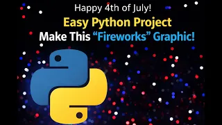 How to Code a Fireworks Graphic in 15 Lines of Python
