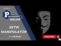 SETW manipulator C Program Step-by-Step Guide Programming Enclave