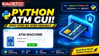 Python Tkinter Tutorial How to Build an ATM GUI Application Step-by-Step