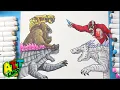 How to Draw Godzilla x Kong vs Shimo x Skar King Godzilla x Kong The New Empire