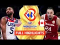 USA vs Canada Full Game Highlights FIBA Basketball World Cup 2023