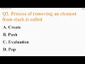 Linear data structure Stacks and Queues Important questions