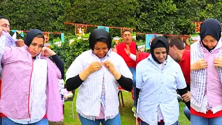 اسرع شخص هيلبس ال10 قمصان في اقل وقت هيكسب ال10000 مفاحاة في التحدي 