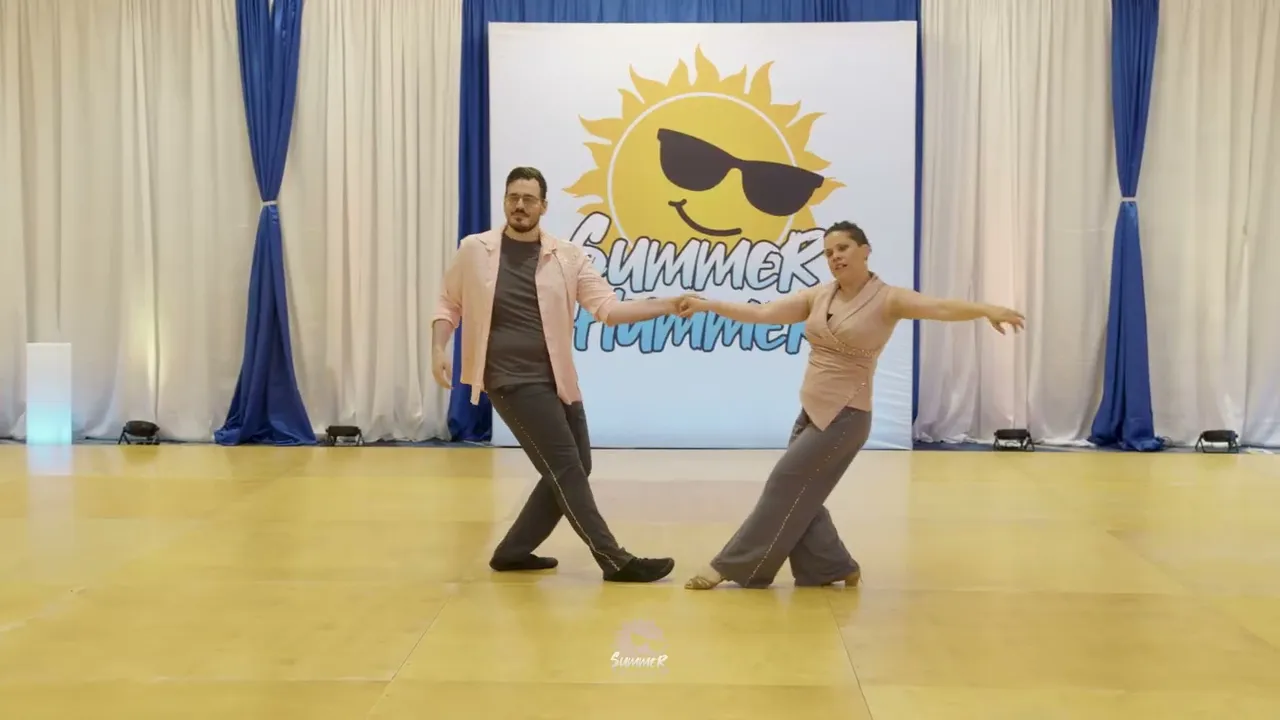 Michael Medini and Lourdes Cruz - 2nd place Novice/Intermediate Routines - Summer Hummer 2025