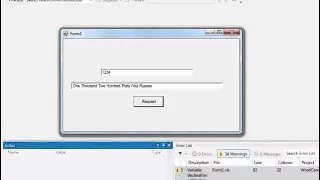 Convert Number to Words in VB net
