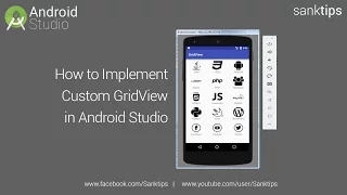 How to Implement GridView in Android Studio Sanktips