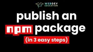 How to create an npm package with typescript in less than 3 mins