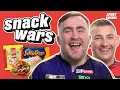 Download Lagu Luke Littler \u0026 Nathan Aspinall Rate English And World Food | Snack Wars | SPORTbible