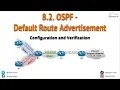 8 2 OSPF - Default Route Advertisement Configuration Example